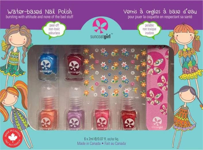 SUNCOAT Smart Vegan 6 Mini Nail Kit - Home & Well