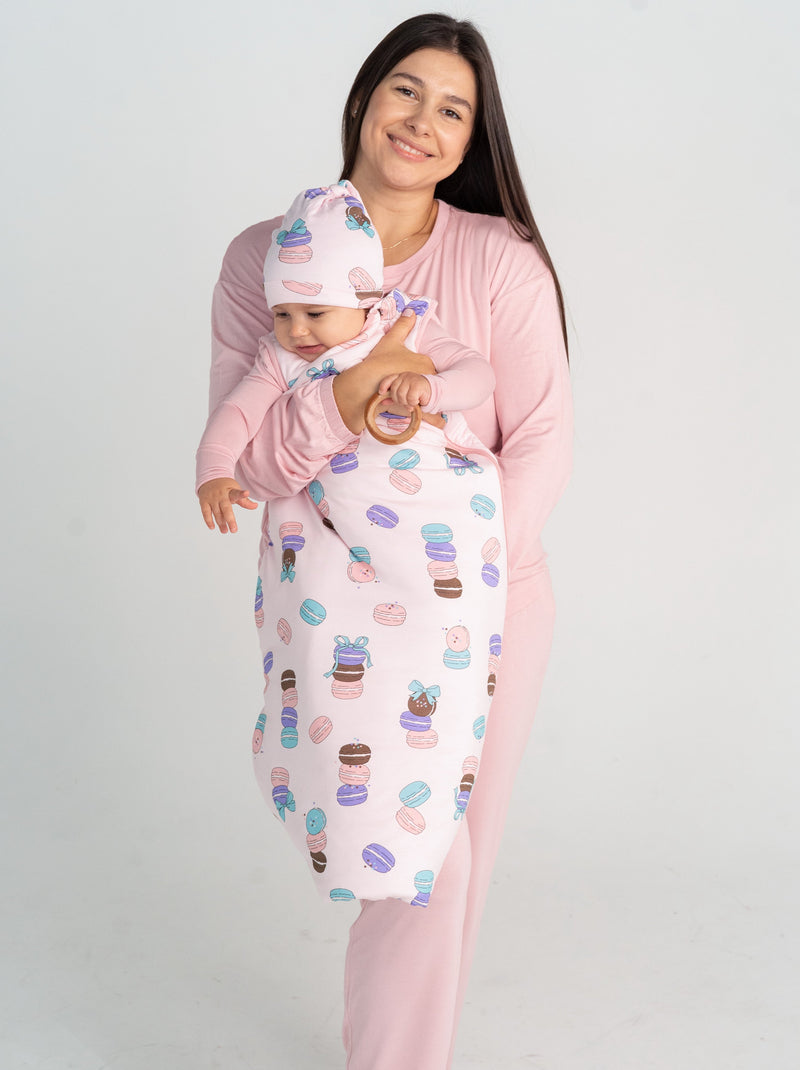 Bamboo Sleeping Sack 1.0 TOG (Macaron Party Print)
