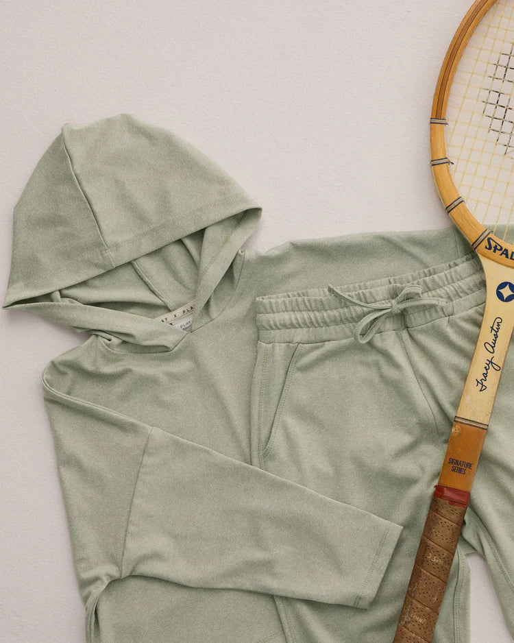 Cadence Tech Jogger set | Heathered Sage | Rylee & Cru