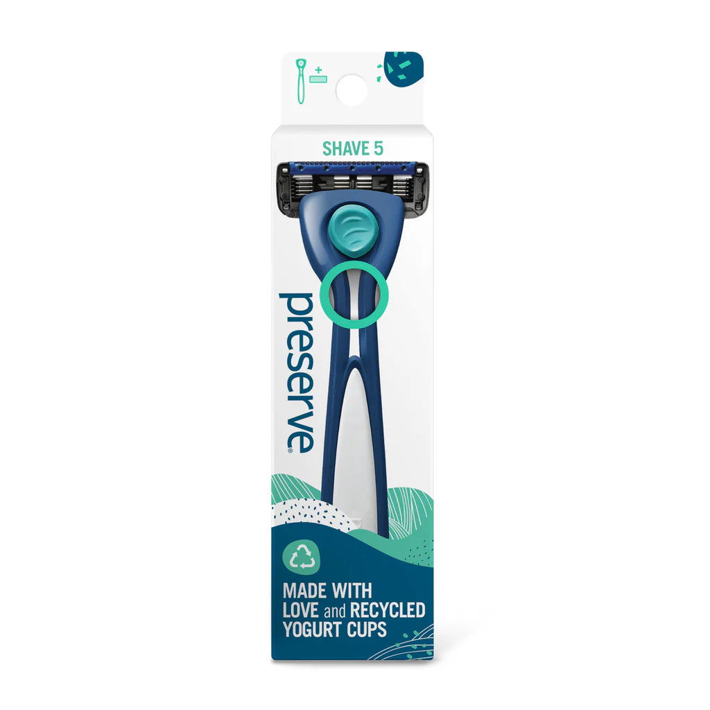 PRESERVE BY RECYCLINE Shave 5 Razor System Men's – Home & Well