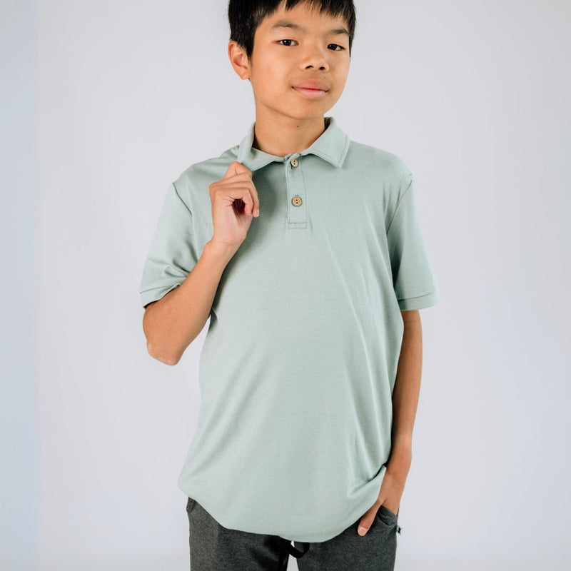 Youth Bamboo Polo Shirt — Last Call