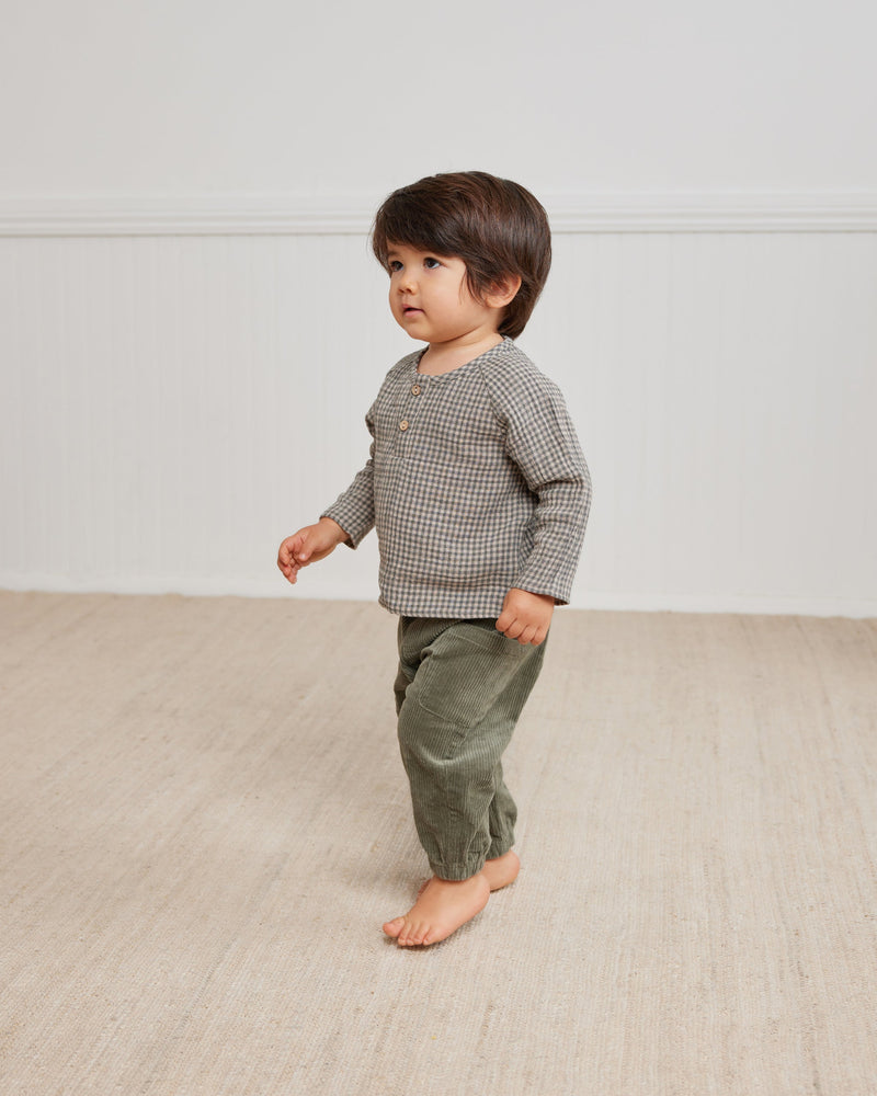 Zion Shirt | Quincy Mae | Forest