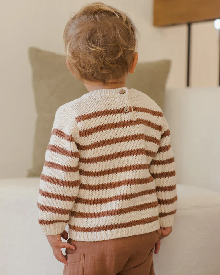 Rex Sweater | Cedar Stripe | Quincy Mae