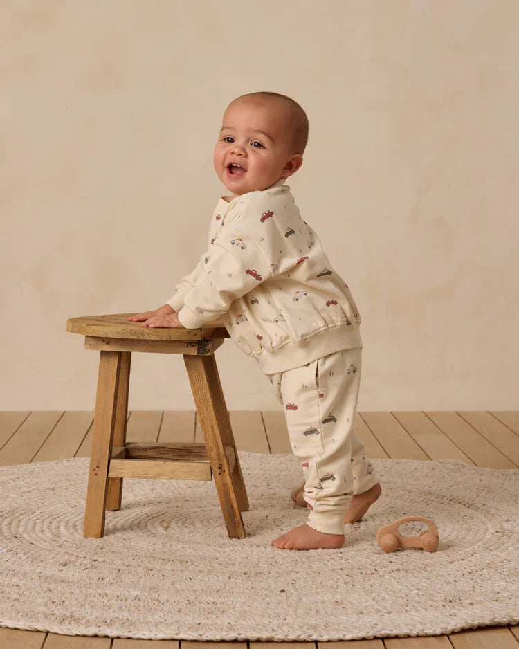 Relaxed Fleece Sweatsuit | Cars | Quincy Mae