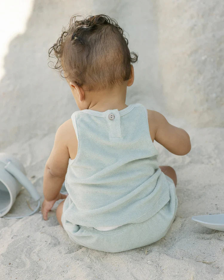 Terry Tank + Short Set | Sage | Quincy Mae