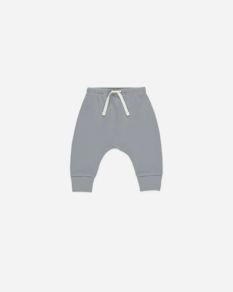 Drawstring Pant | Blue | Quincy Mae