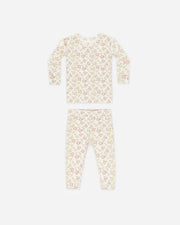Bamboo Pajama Set Bloom | QUINCY MAE - Home & Well