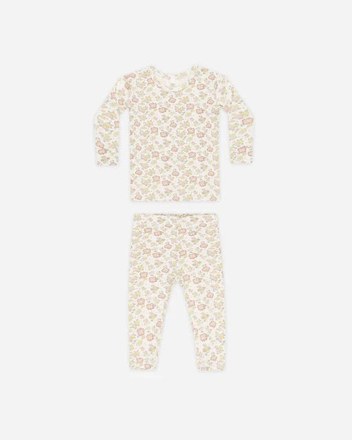 Bamboo Pajama Set Bloom | QUINCY MAE - Home & Well