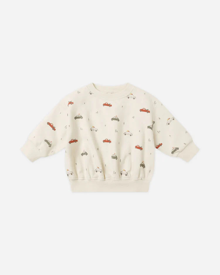 Relaxed Fleece Sweatsuit | Cars | Quincy Mae