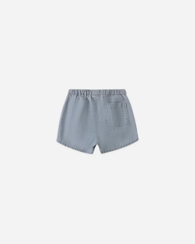 Utility Short | Lightweight Denim | Quincy Mae