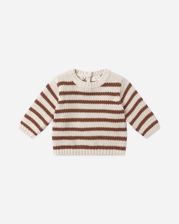 Rex Sweater | Cedar Stripe | Quincy Mae