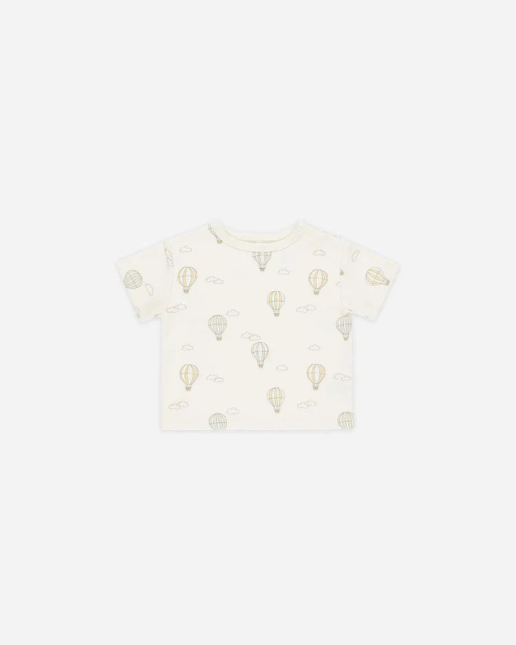 Boxy Tee | Hot Air Balloons | Quincy Mae