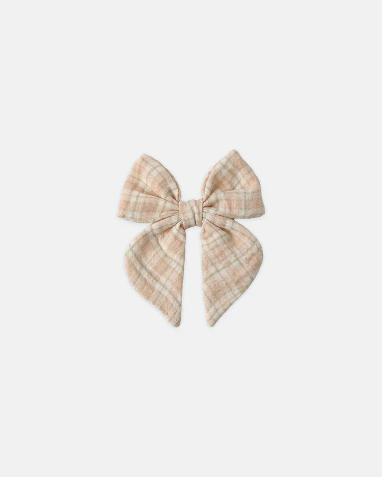 Bow | Pink Plaid | Quincy Mea