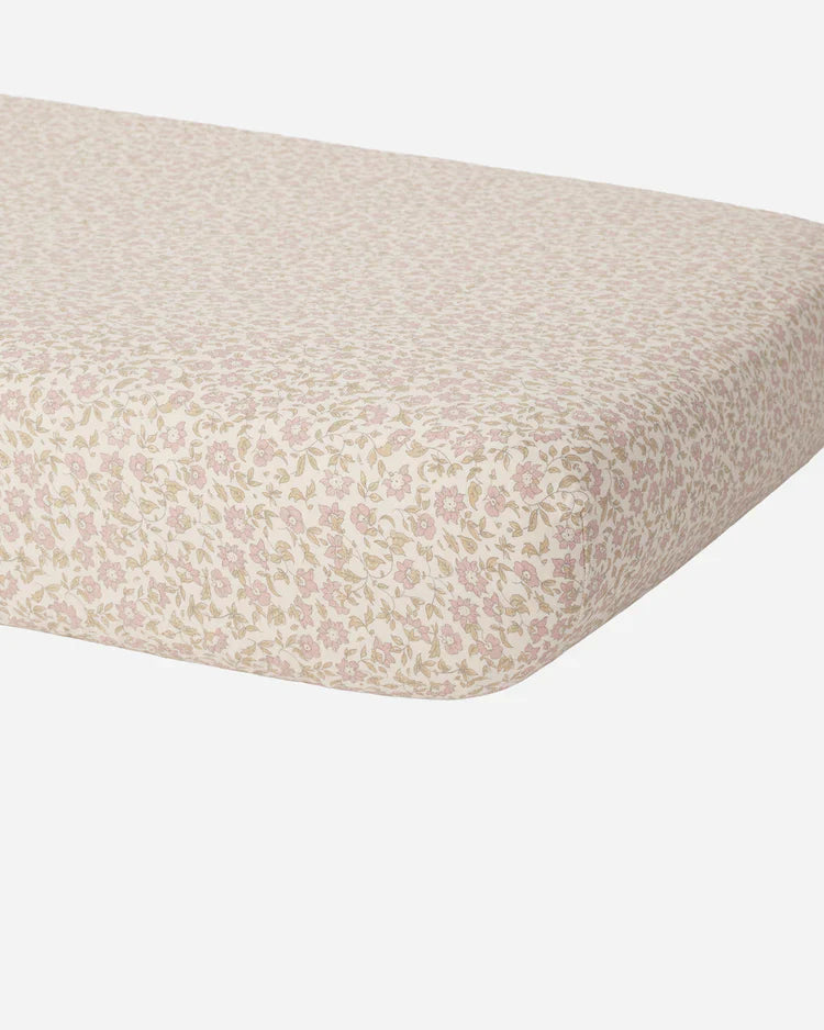 Woven Crib Sheet | Dahlia | Quincy Mea