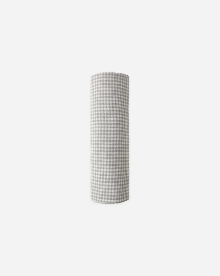 Woven Swaddle | Sage Gingham | Quincy Mea