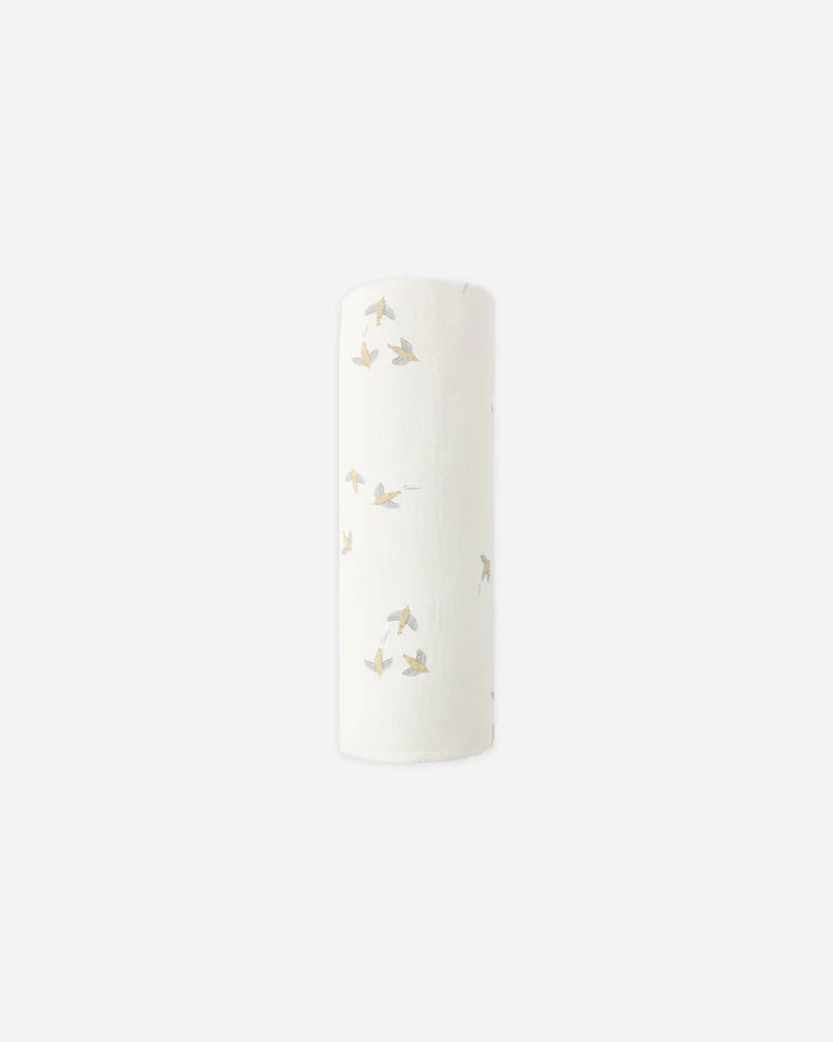 Woven Swaddle | Birds | Quincy Mea