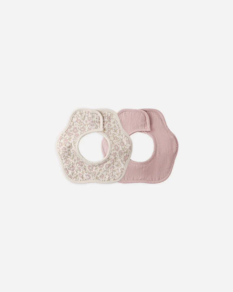 Flower Bib Pack | Dahlia, Mauve | Quincy Mea