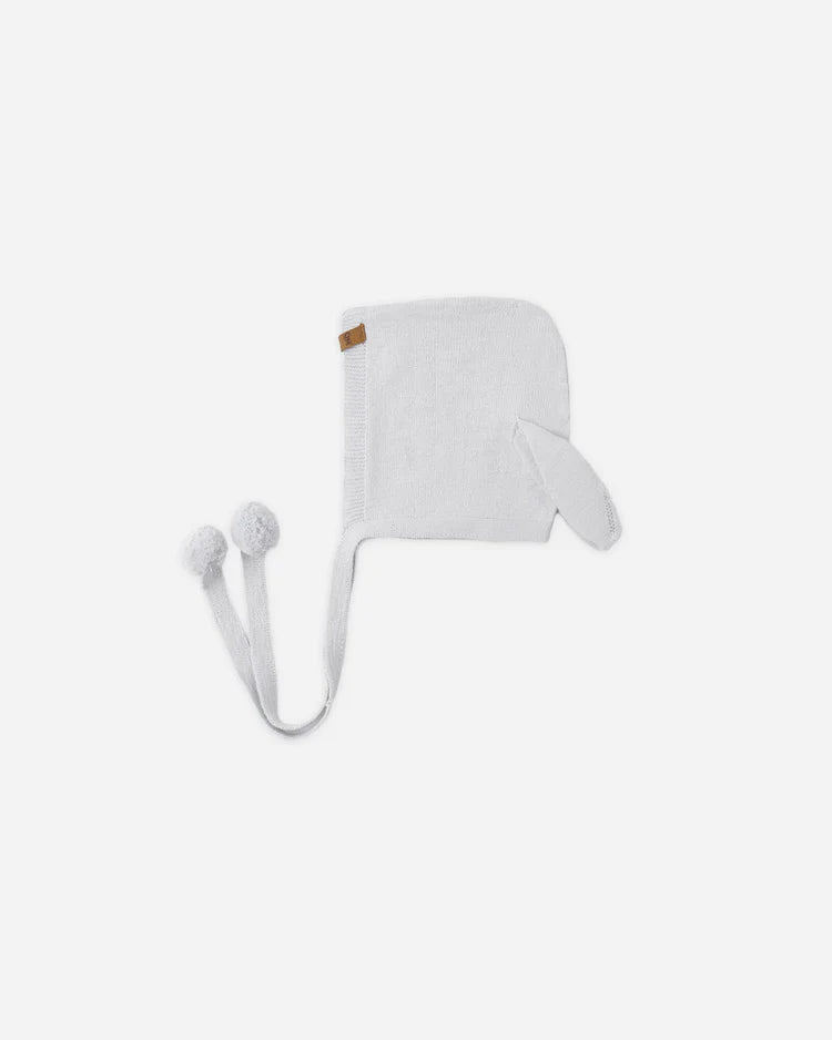 Bunny Knit Bonnet | SKy | Quincy Mea