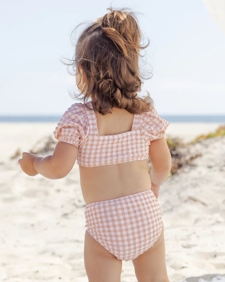 Zippy Two-Piece | Melon Check | Quincy Mae