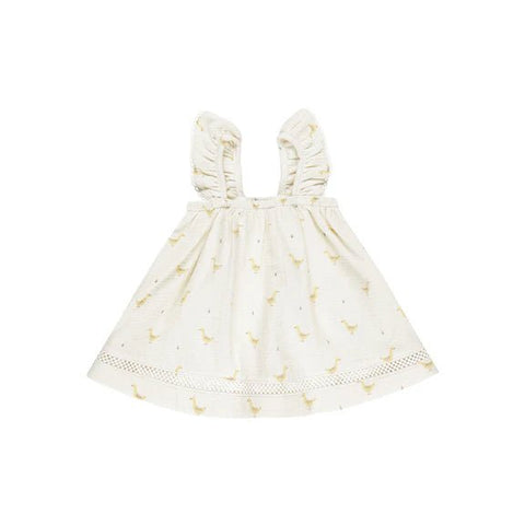 Ruffled Tank Dress | Geese |QUINCY MAE