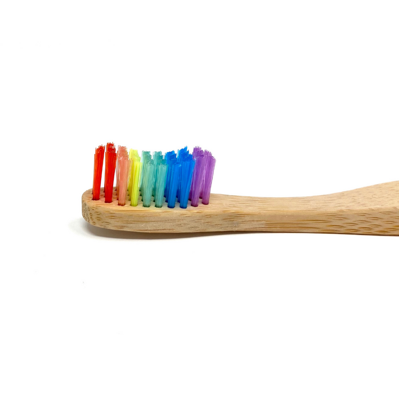 Rainbow Bamboo Toothbrushes - Kids Soft - INNER 12