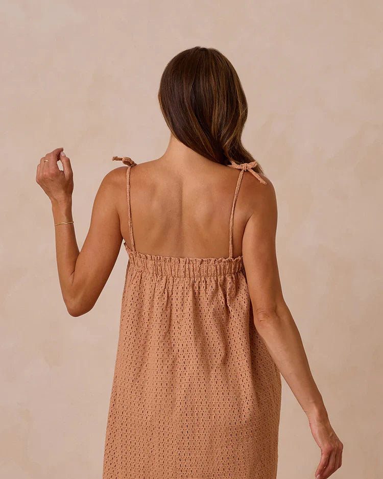 Ladies Sahara Mini Dress | Grapefruit | Rylee & Cru