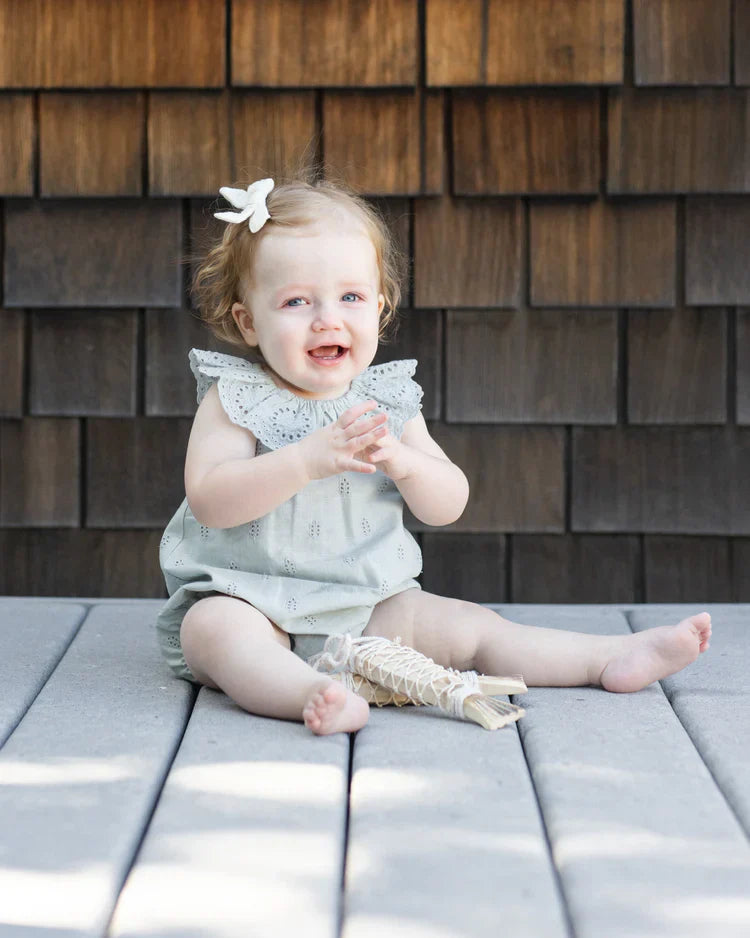 Myla Romper | Seafoam | Rylee & Cru