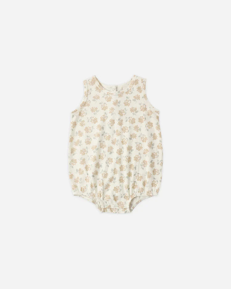 Bubble Onesie | Yellow Ditsy  | Rylee & Cru