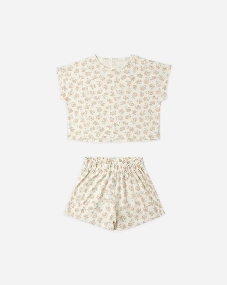 Raegan Set | Yellow Ditsy | Rylee & Cru