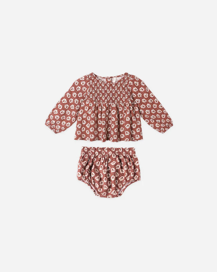 Sophia Top + Bloomer Set | Ruby Fleur | Rylee & Cru
