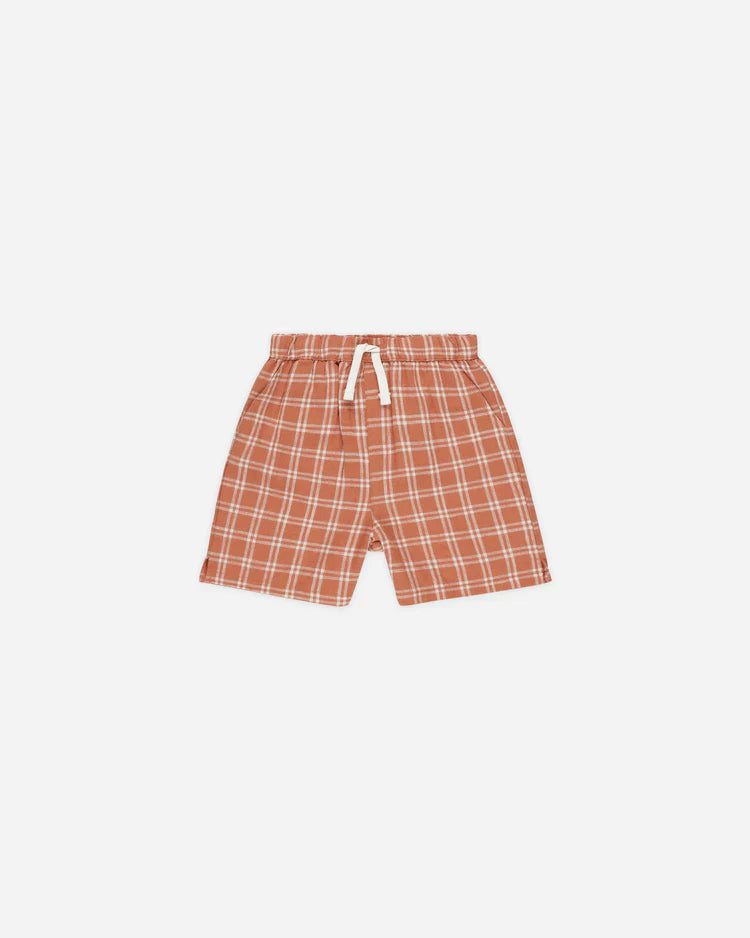 Perry Short | Poppy Check | Rylee & Cru