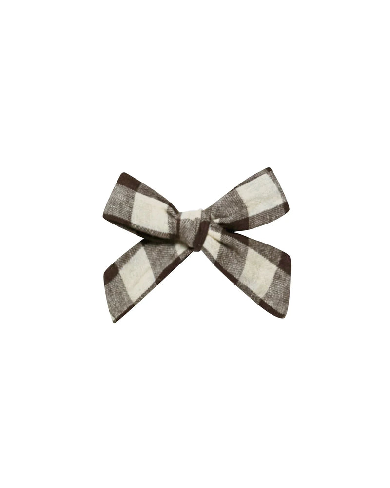 Bow | Rylee + Cru | Charcoal Check