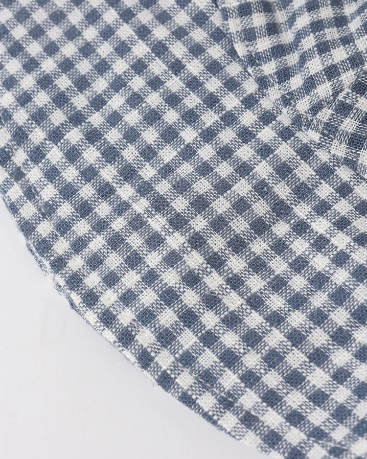 Floppy Sun Hat | Marine Gingham | Rylee & Cru