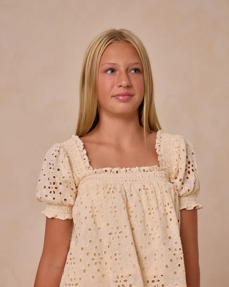 Teen Milan Blouse and Skirt | Natural | Rylee & Cru