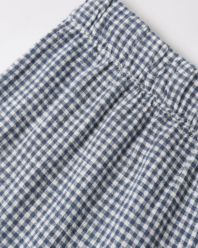 Ladies Juniper Set | Marine Gingham | Rylee & Cru