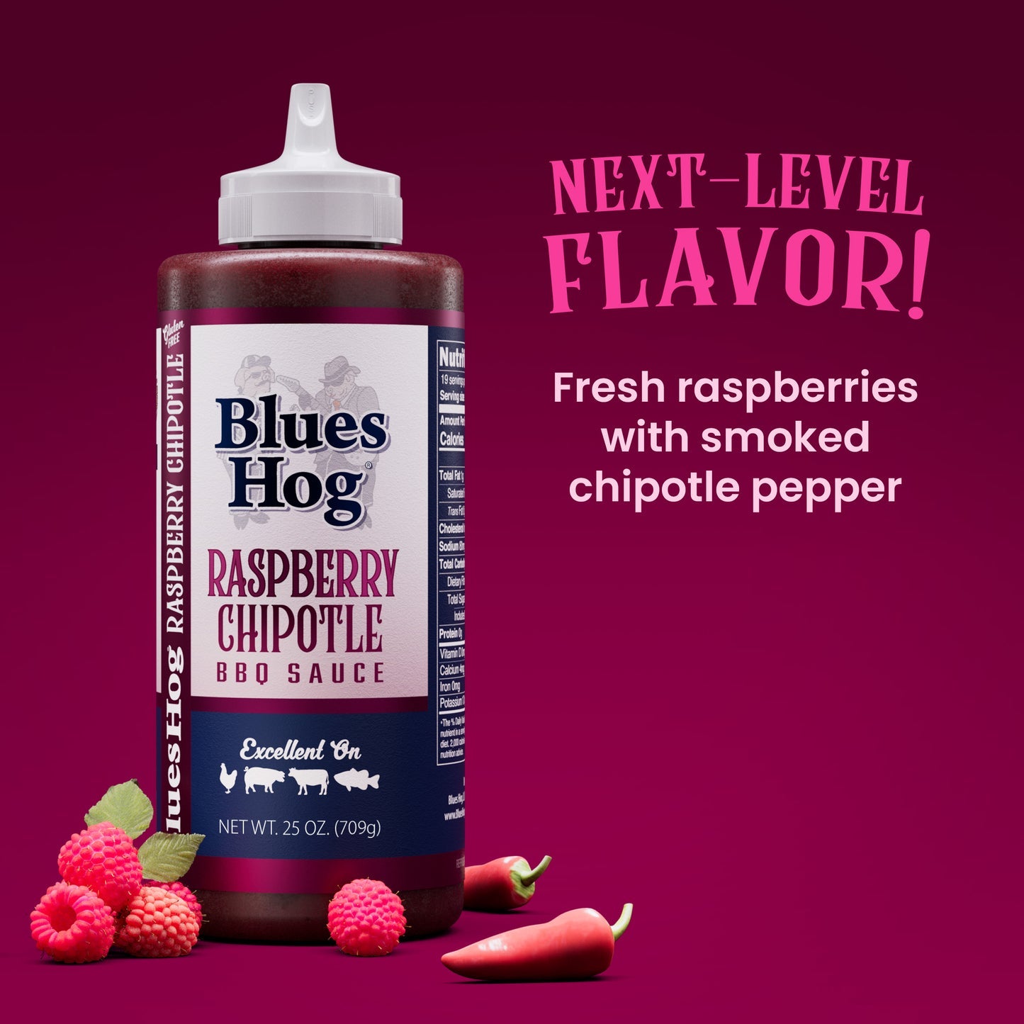 Blues Hog Raspberry Chipotle BBQ Sauce — Home & Well