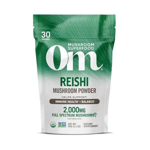 OM MUSHROOM Reishi Mushroom Superfood Powder - Home & Well