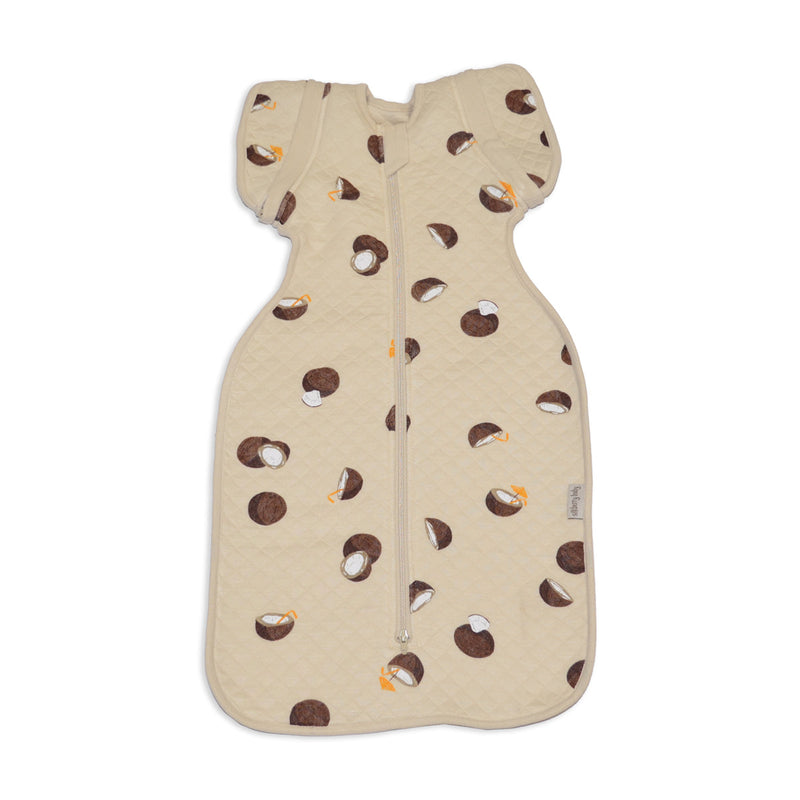 Bamboo Newborn Cocoon Sack 1 TOG (Coconut Print)