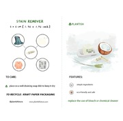 Stain Remover Stick | By Plantish - Home & Well detergent