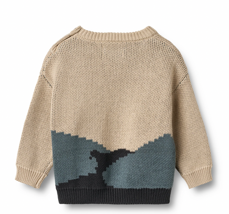 Jaquard Pullover William | Warm Sand | Wheat Clothing