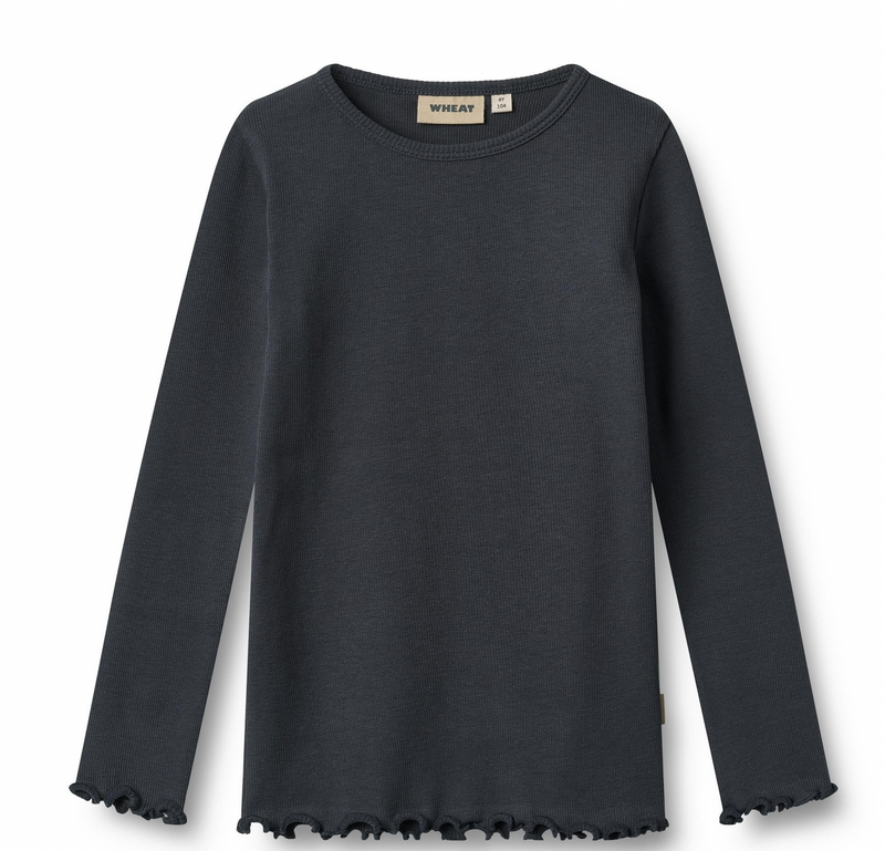 Long Sleeve T-Shirt Ida | Navy | Wheat Clothing