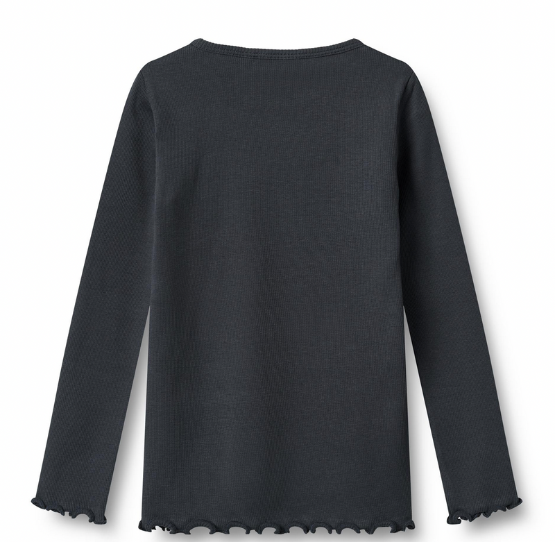 Long Sleeve T-Shirt Ida | Navy | Wheat Clothing