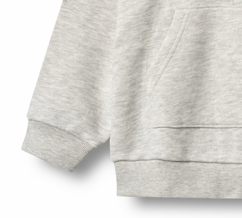 Sweatshirt Francis | Light Melange Grey | Wheat Clothing
