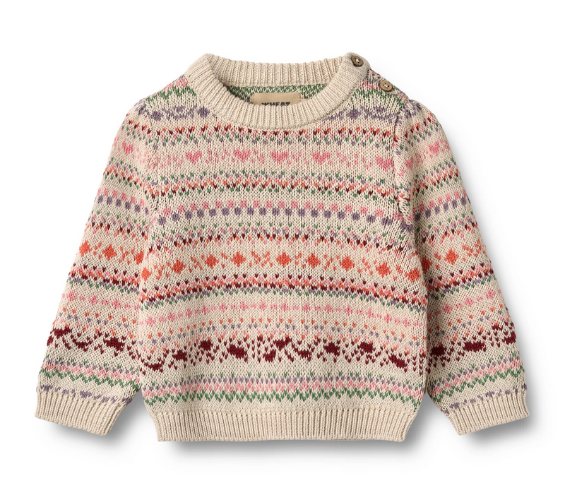 Jacquard Pullover | Olga | Wheat Kids