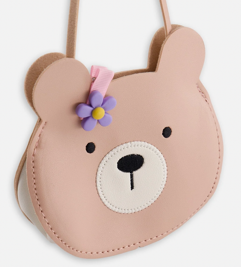 Teddy Bear Bag | Dusty Pink | Deux Par Deux