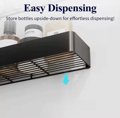 Shower Caddy - 2pk rust proof in black - Home & Well 