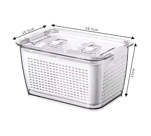 Fridge Organization | Set of 3 | Food storage containers - Home & Well
