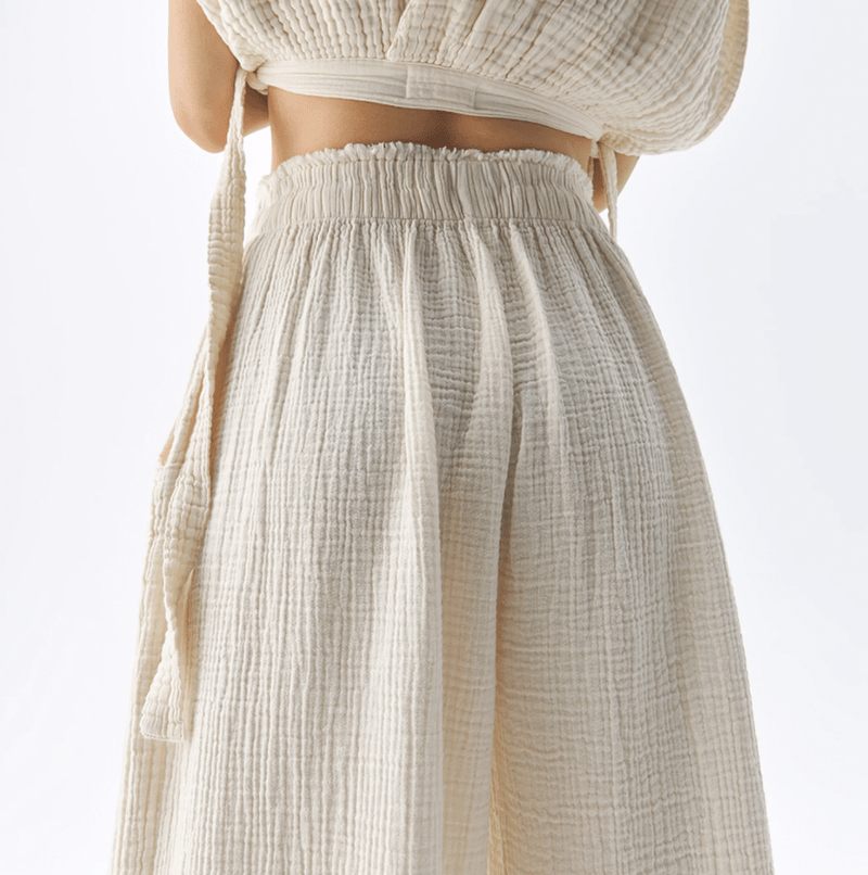 Pokoloko | Crinkle Palazzo Pants - Home & Well
