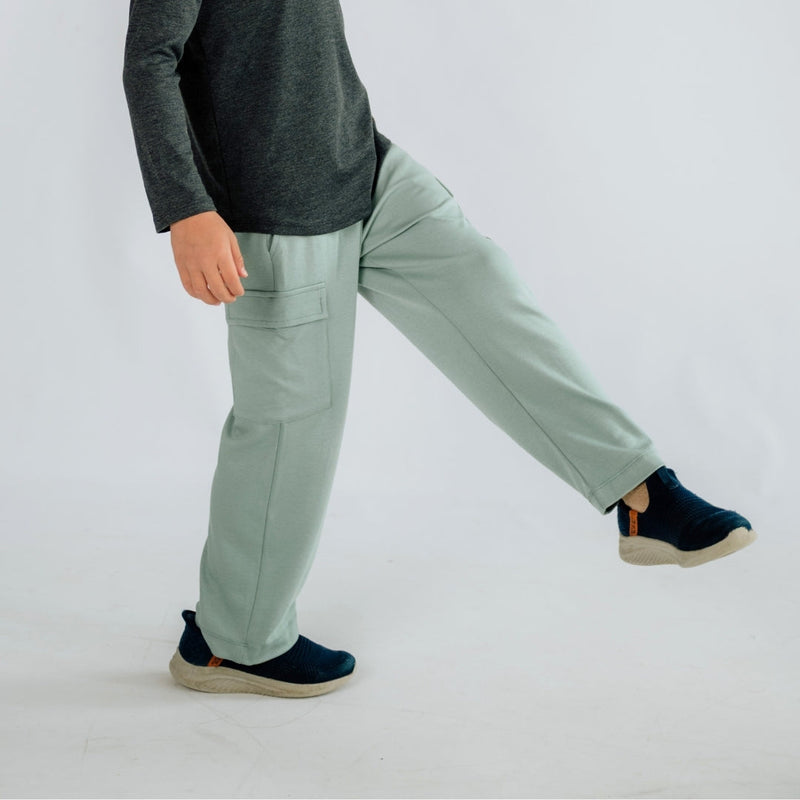 Youth Bamboo Cargo Pants — Last Call