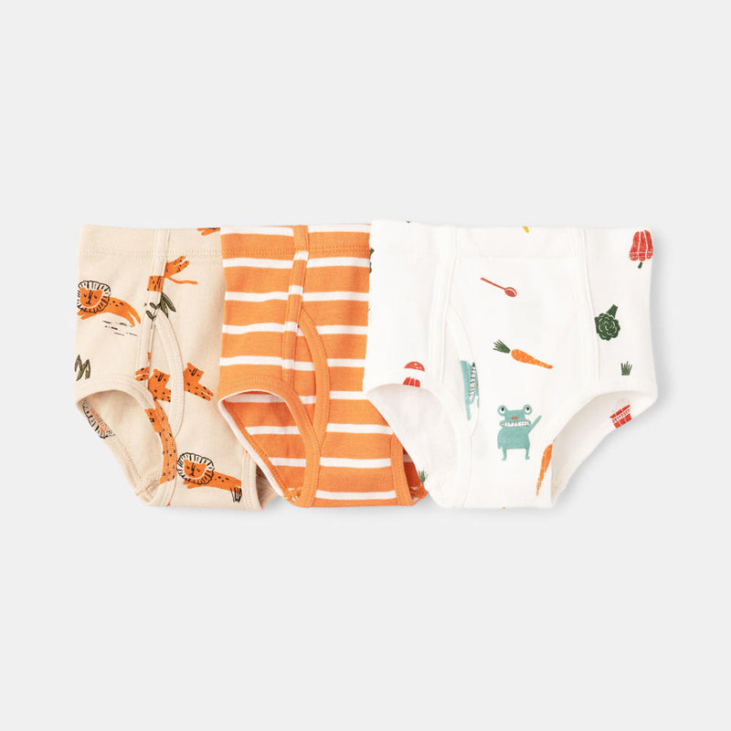 Boys Basic Briefs 3 pack | Rise Little Earthling |